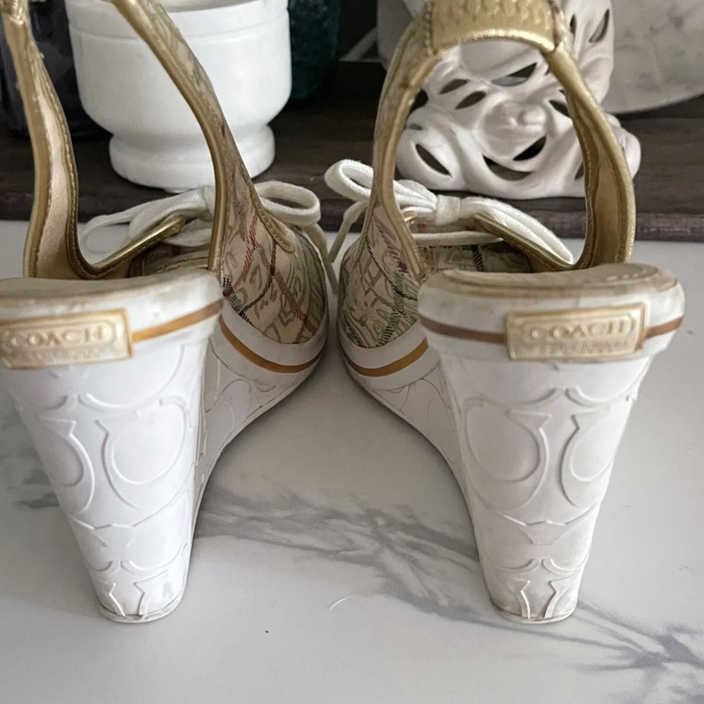 Coach wedges 7.5 - Picture 3 of 5